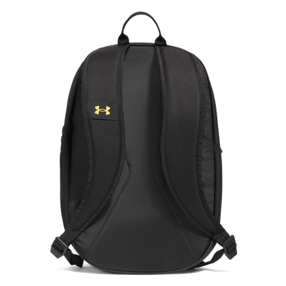 Under Armour Unisex Hustle Lite Backpack - Black/Noble Gold