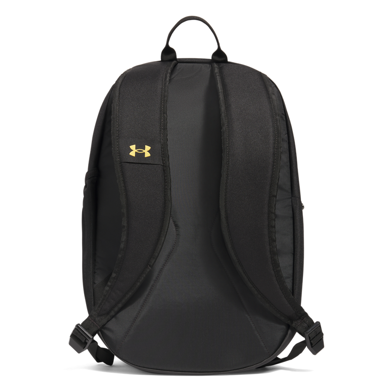 Under Armour Unisex Hustle Lite Backpack - Black/Noble Gold