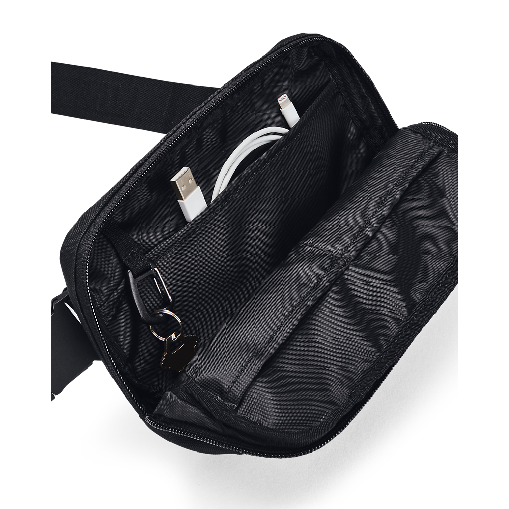 Under Armour Essential Waist Bag Crossbody - Black/Black/White