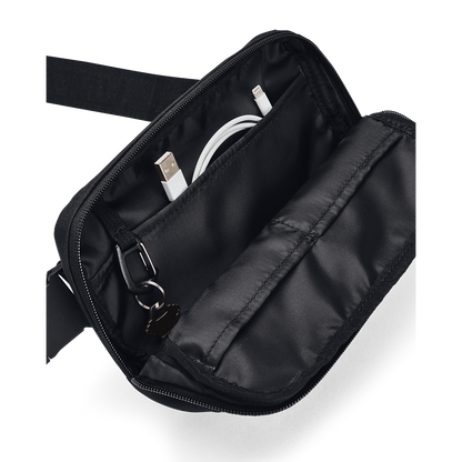 Under Armour Essential Waist Bag Crossbody - Black/Black/White