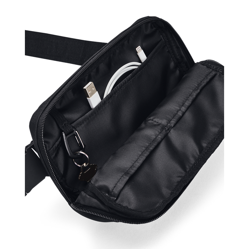 Under Armour Essential Waist Bag Crossbody - Black/Black/White