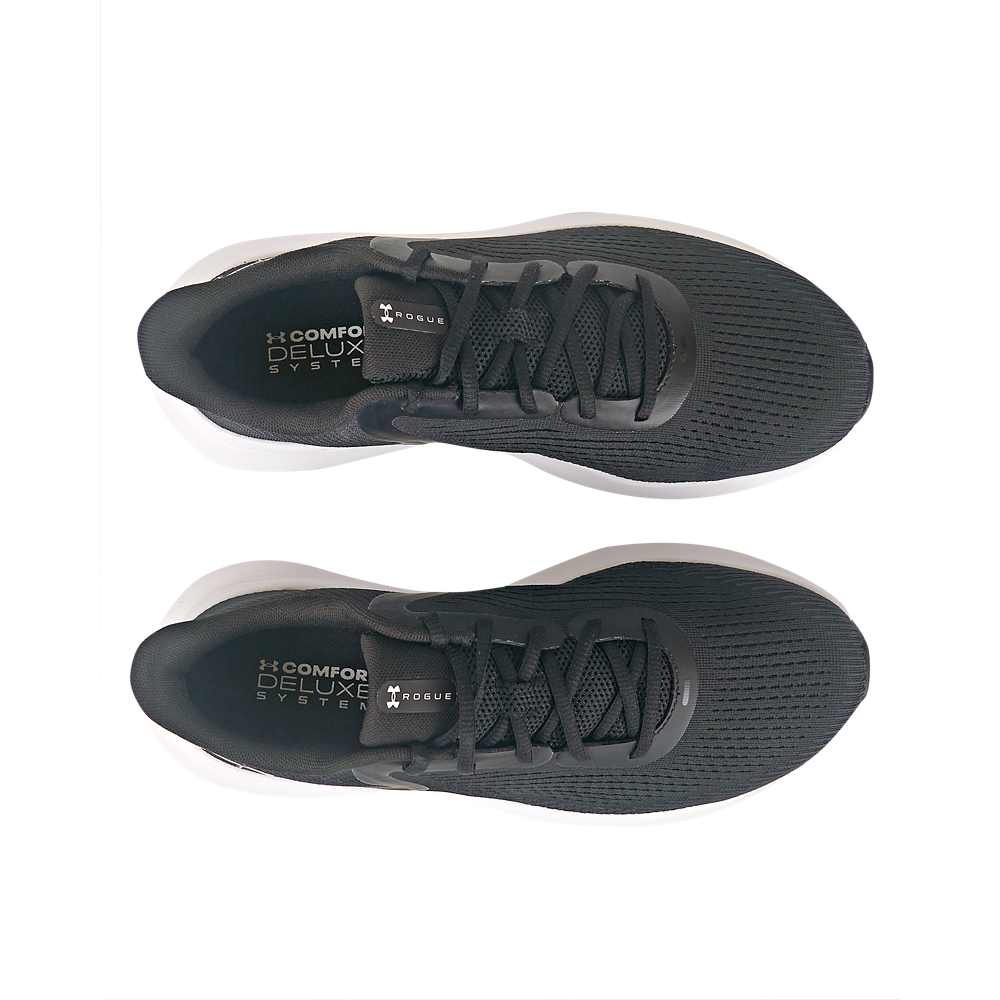 Under Armour Mens Charged Rogue 5 - Black/Black/White