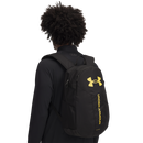 Under Armour Unisex Hustle Lite Backpack - Black/Noble Gold