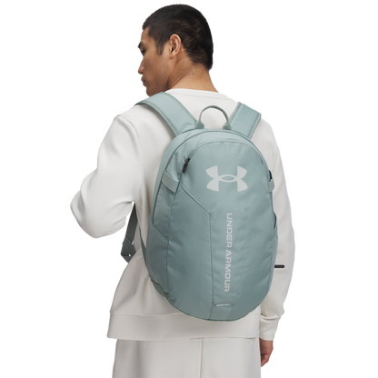 Under Armour Unisex Hustle Lite Backpack - Silica Green/Hydro Green