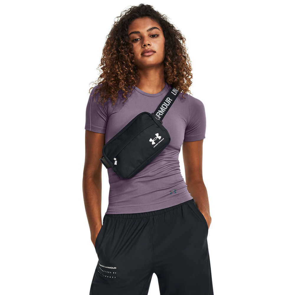 Under Armour Essential Waist Bag Crossbody - Black/Black/White