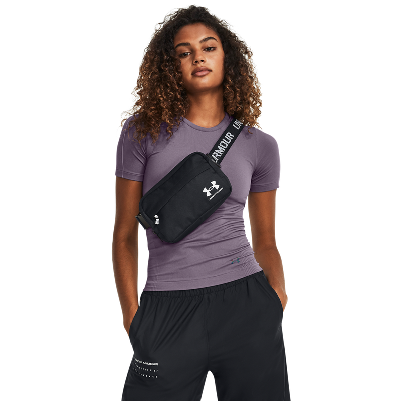 Under Armour Essential Waist Bag Crossbody - Black/Black/White