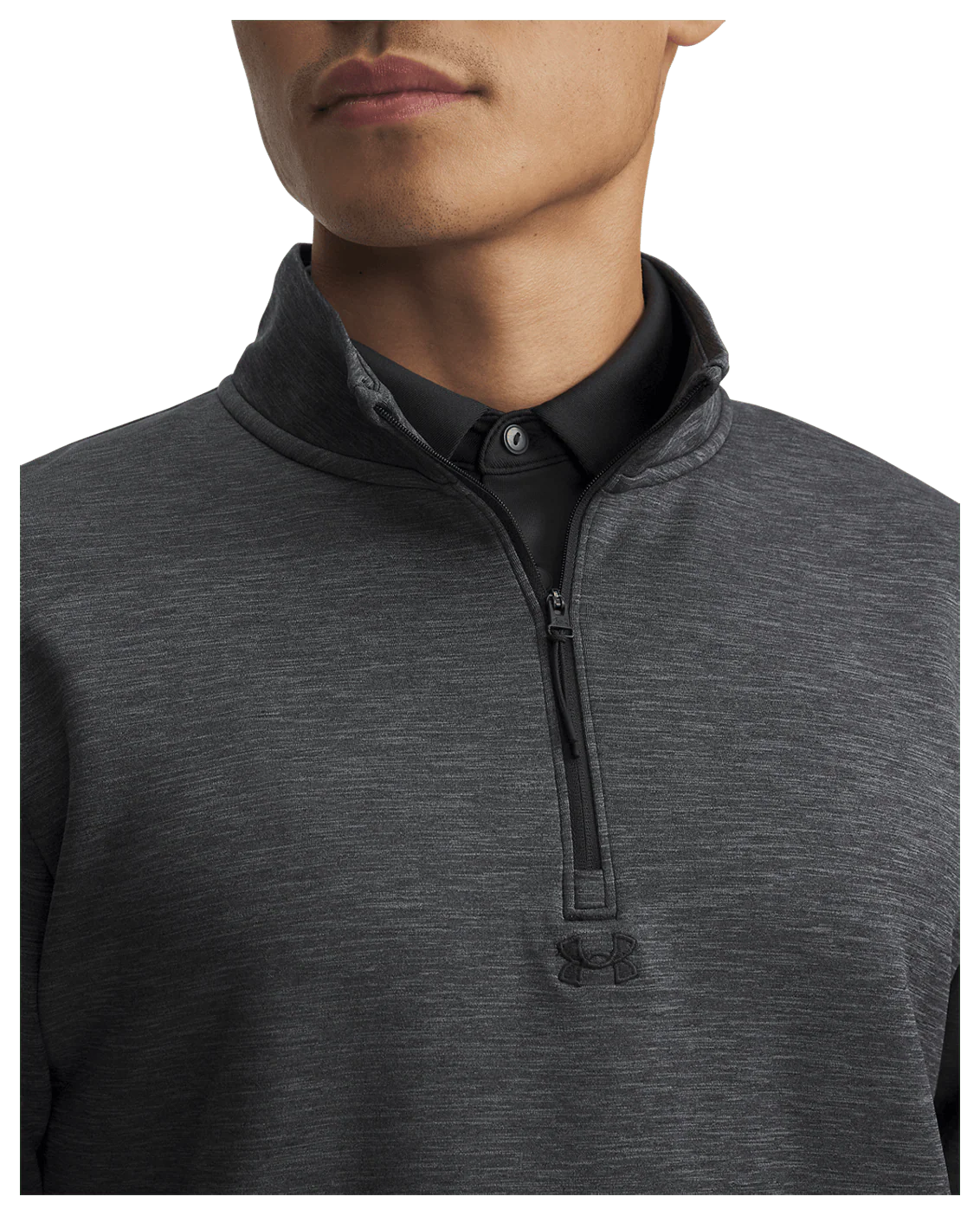 Under Armour Drive Men's Midlayer Pullover - Black/Anthracite