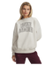 Under Armour Rival Fleece Varsity Women's Oversized Crew - Summit White/Black