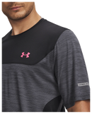 Under Armour Mens Tech Utility Tee - Black/Super Pink