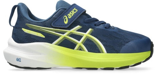 Asics Kids GT-1000 14 PS - Independence Blue/Neon Lime