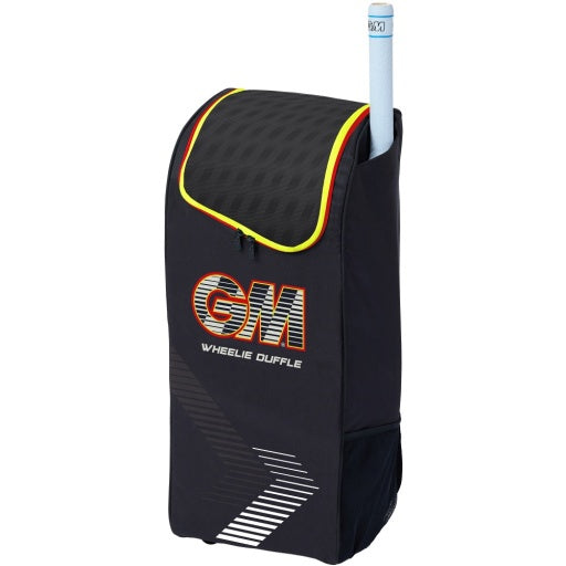 Gunn & Moore CRICKET BAG - RIVAL WHEELIE DUFFLE - Black/Red