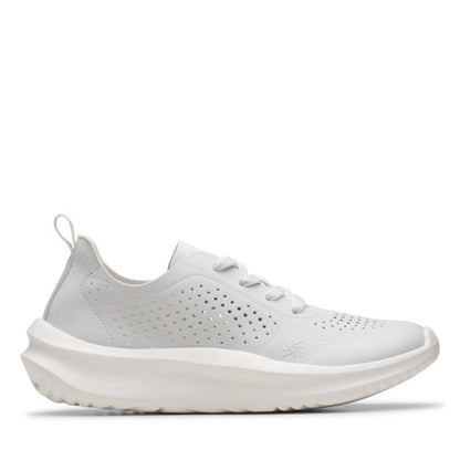 Clarks Cloudsteppers Womens Solevana Tie - Off White
