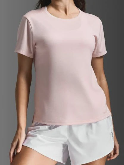 2XU Womens Aero Tee - Pink Frost