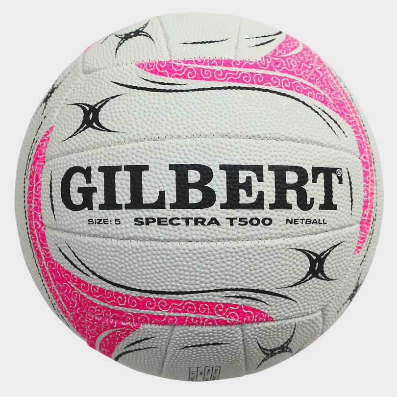Gilbert Spectra T500 Netball. (2026) - White/Pink