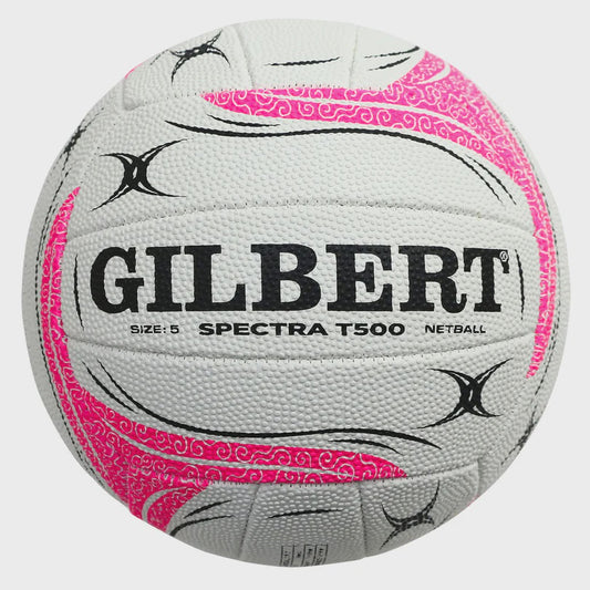 Gilbert Spectra T500 Netball. (2026) - White/Pink