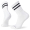Smartwool Unisex Athletic Targeted Cushion Stripe Crew Sock - White