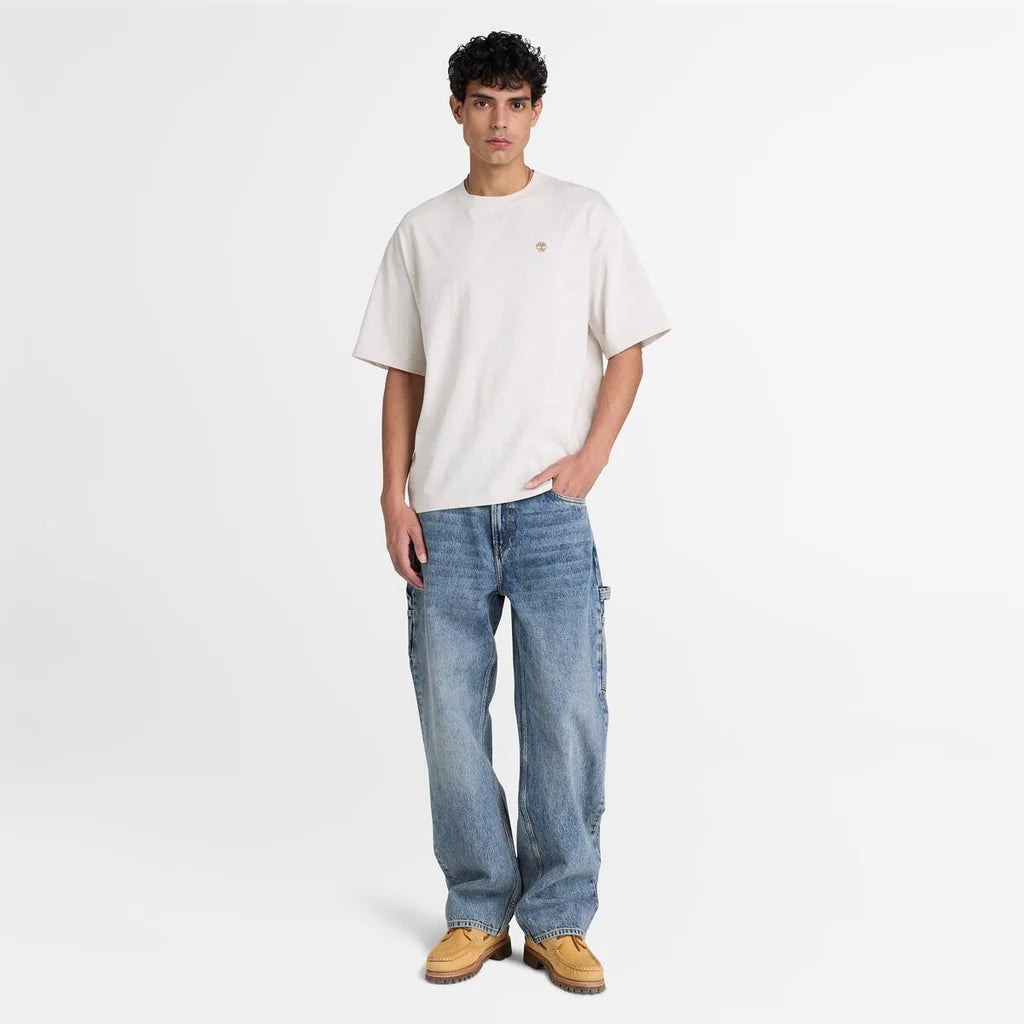 Timberland Mens Dunstan River Tee - Light Oatmeal Heath