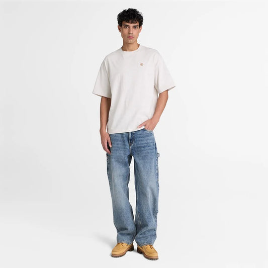 Timberland Mens Dunstan River Tee - Light Oatmeal Heath