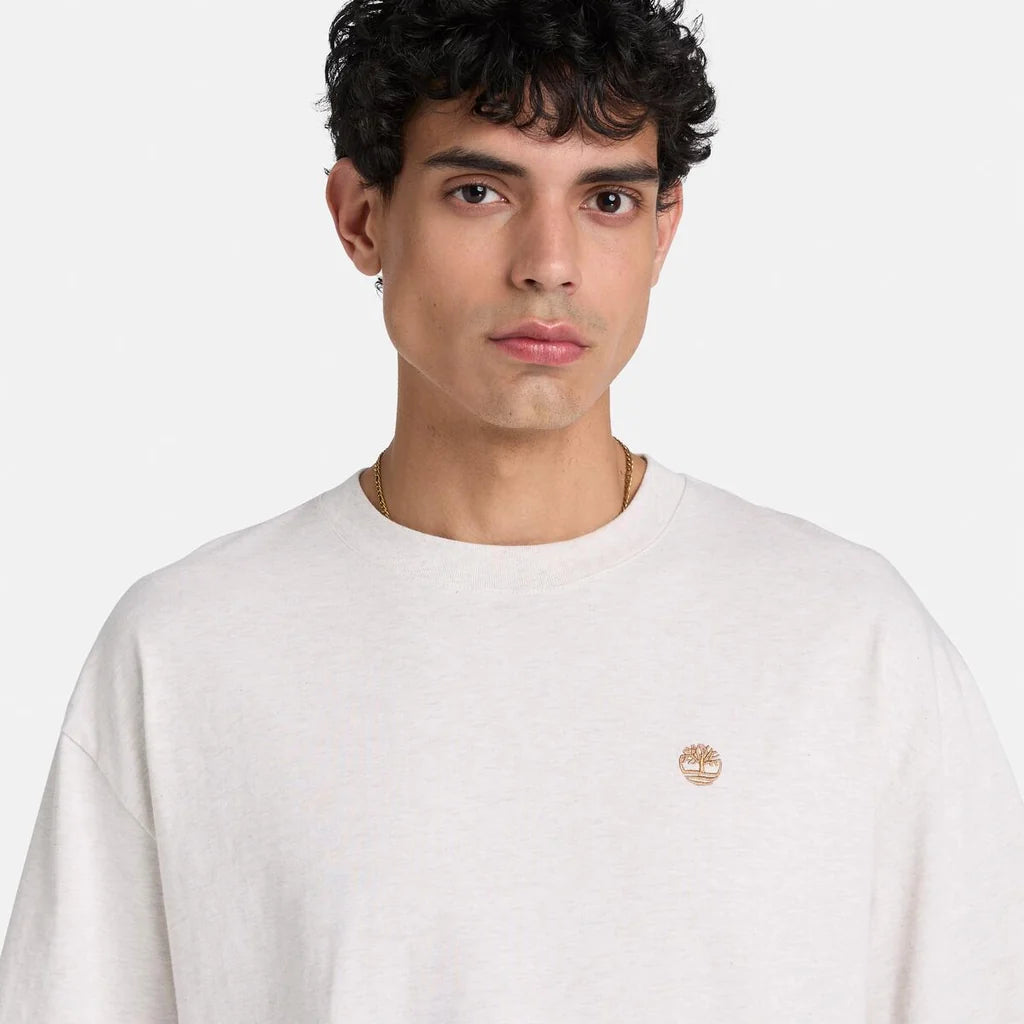 Timberland Mens Dunstan River Tee - Light Oatmeal Heath