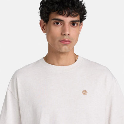 Timberland Mens Dunstan River Tee - Light Oatmeal Heath
