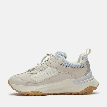 Timberland Womens Motion Access Waterproof Low Sneaker - Natural Suede
