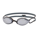 Zoggs Fusion Air Titanium Goggles - Black Grey/Mirrored Smoke