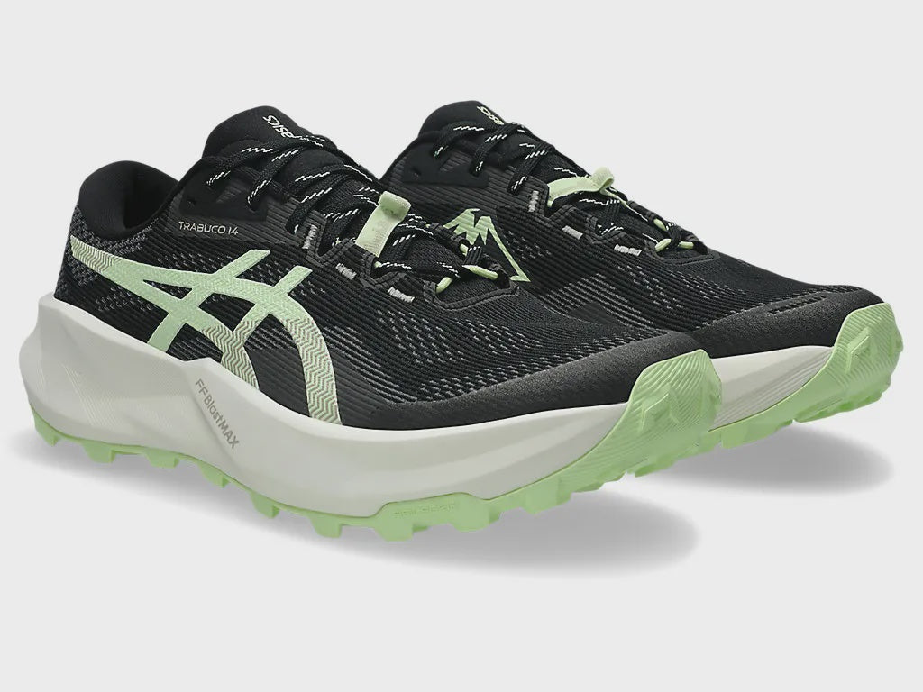 Asics Mens Trabuco 14 Trail Running-Black/Yellow