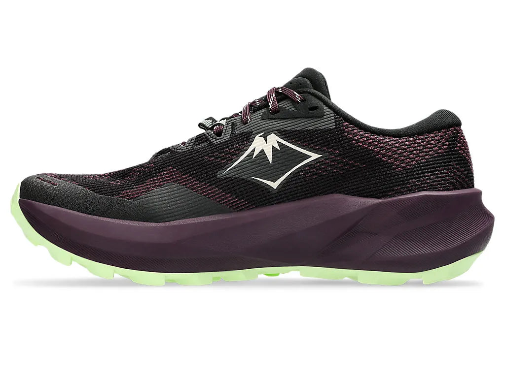 Asics Womens Gel Trabuco 15 Trail Running- Black/Aubergine