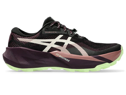 Asics Womens Gel Trabuco 15 Trail Running- Black/Aubergine