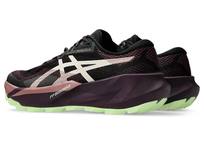 Asics Womens Gel Trabuco 15 Trail Running- Black/Aubergine