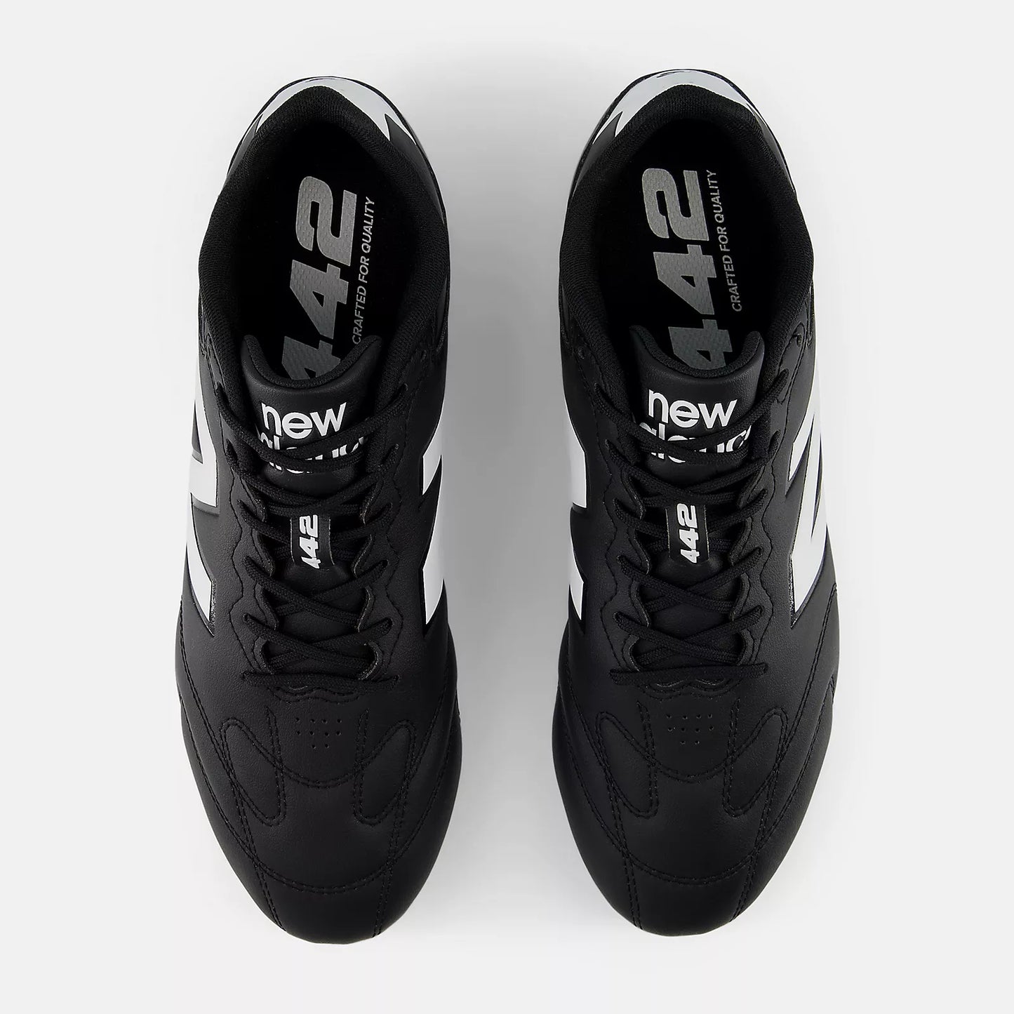 New Balance 442 Team FG V3 (2E) Boot - Black/White