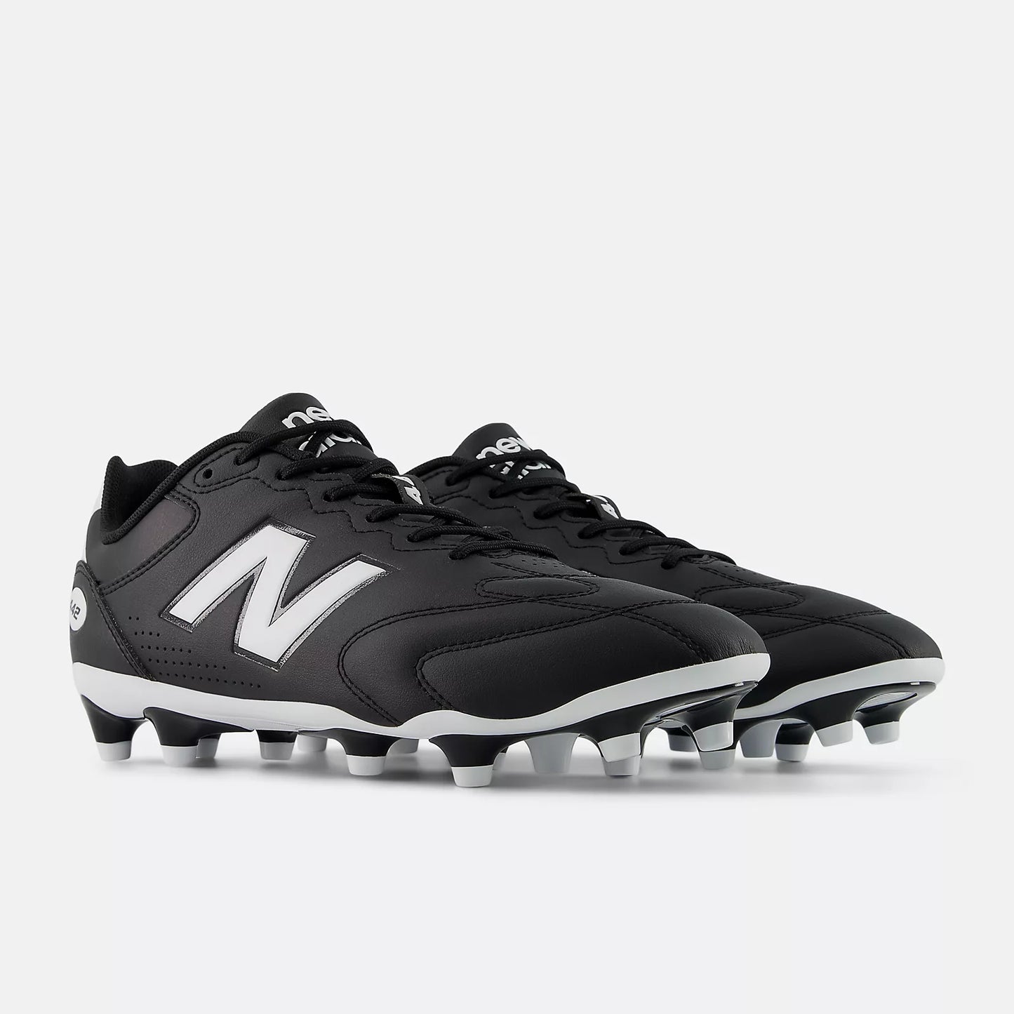 New Balance 442 Team FG V3 (2E) Boot - Black/White