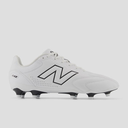 New Balance 442 Team FG V3 (D) Boot - White/Black
