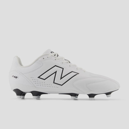 New Balance 442 Team FG V3 (D) Boot - White/Black