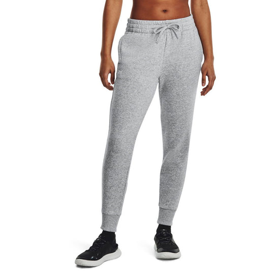 Under Armour Womens Rival Fleece Jogger - Gray/Light Heather