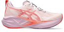 Asics Womens Novablast 5 - White/Coral Reef