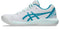 Asics Womens Gel Dedicate 8 (Hardcourt) Tennis Shoe - White/Teal Blue