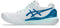 Asics Womens Gel Resolution 9 (Hardcourt) Tennis Shoe - White/Teal Blue