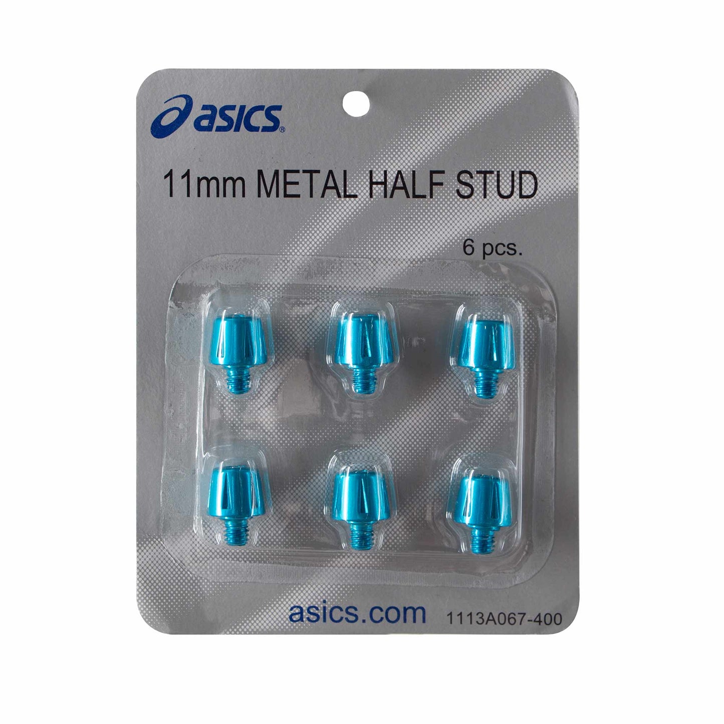 Asics 11 mm Metal Half Stud Blue - 6PK