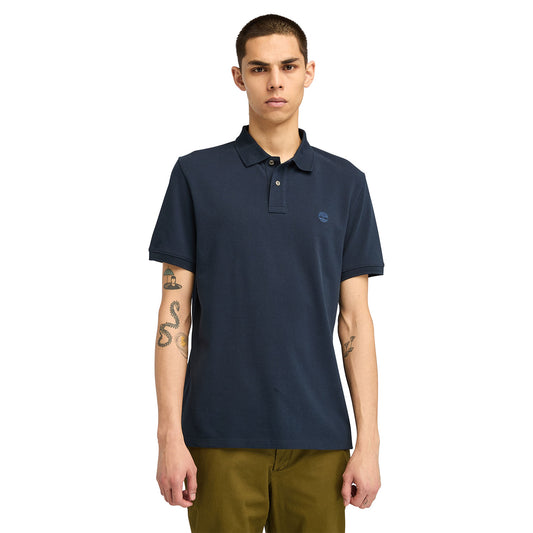 Timberland Mens Oyster River pique Polo (Regular Fit) - Dark Sapphire