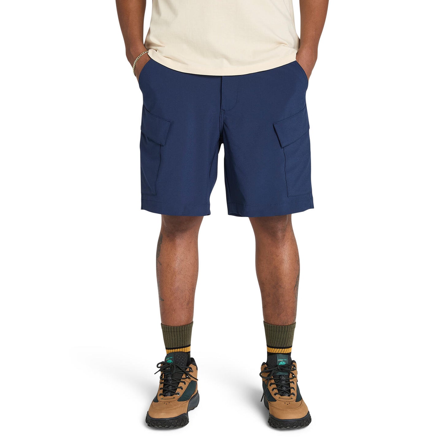 Timberland Mens Quick-Dry Cargo Shorts - Peacoat