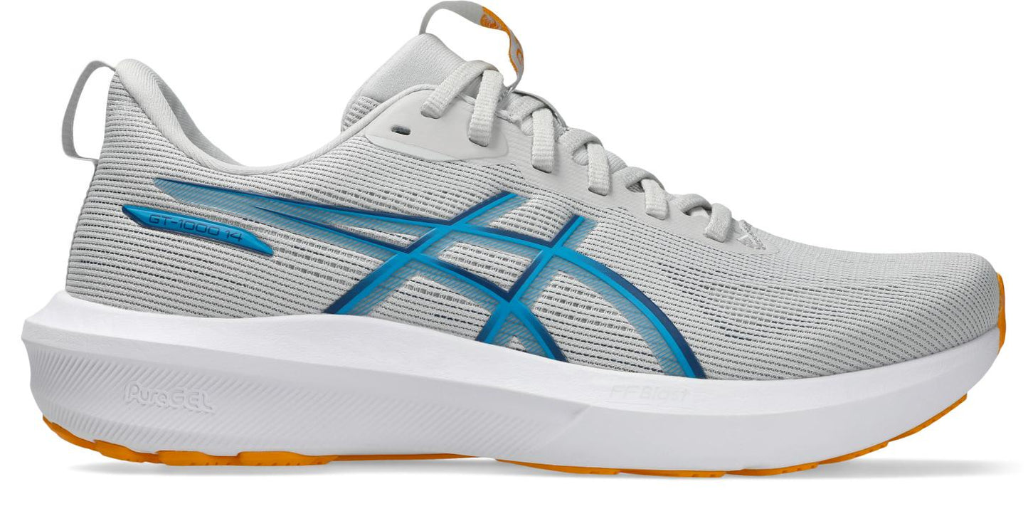 Asics Mens GT 1000 14 (2E) - Cloudy Grey/Twilight Blue