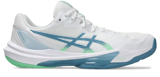 Asics Mens Sky Elite FF 3 Indoor Shoes-White/Saba Blue