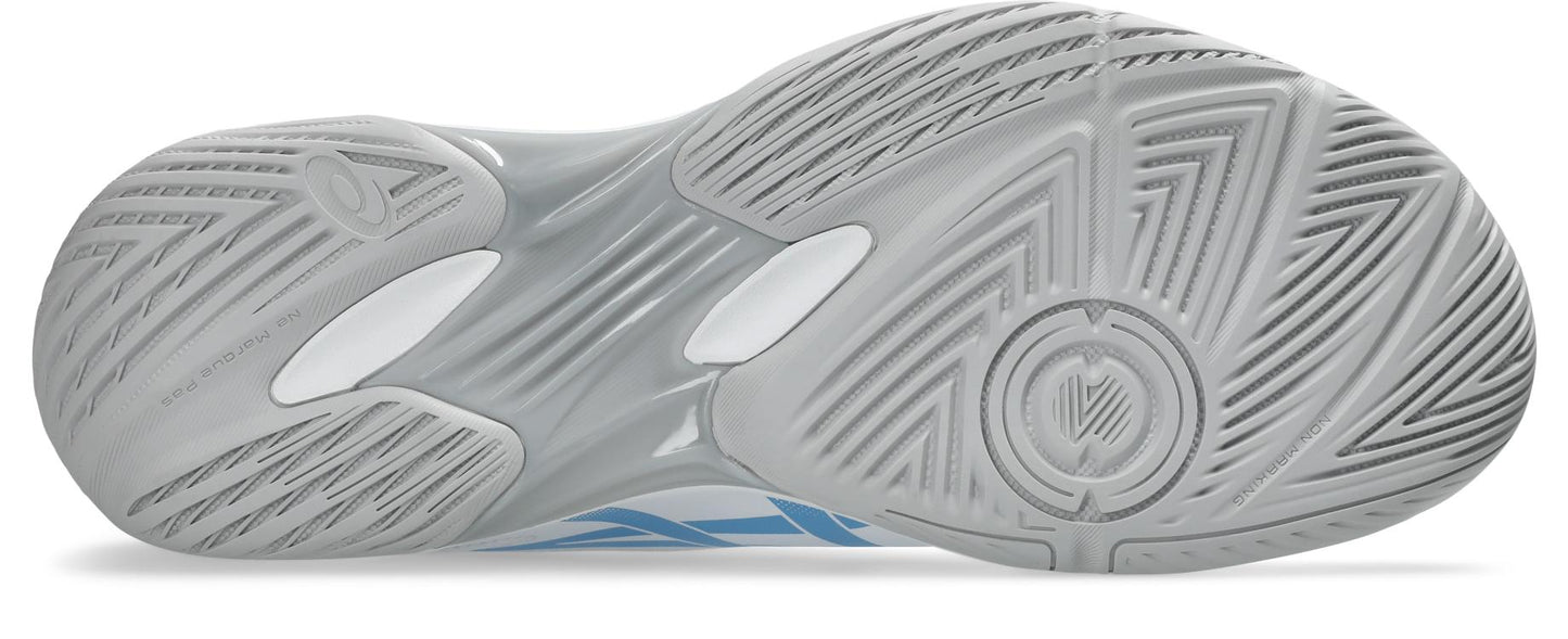 Asics Mens Gel Rocket 12 Indoor Court Shoes - White/Cool Grey