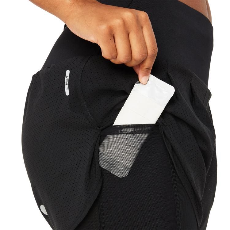 Asics Womens Western Road 2-N-1 3.5 Inch Short