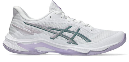 Asics Womens Netburner Ballistic FF 4 (D Width) - White/Dahlia