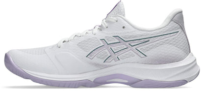 Asics Womens Netburner Ballistic FF 4 (D Width) - White/Dahlia