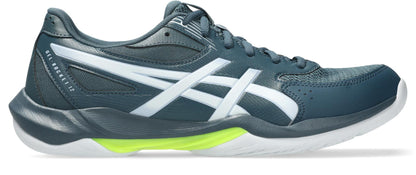 Asics Mens Gel Rocket 12 Indoor Court Shoes - Raw Indigo/White