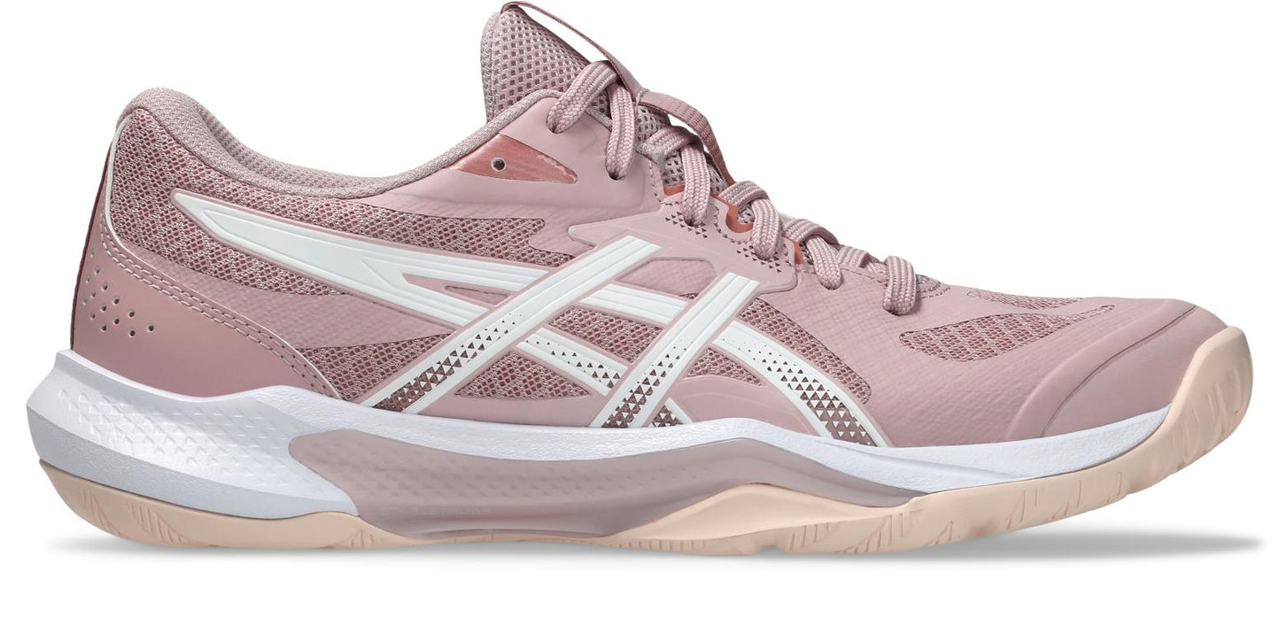Asics Womens Gel Tactic Indoor Court Shoe- Morganite/White