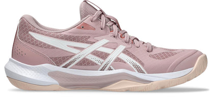 Asics Womens Gel Tactic Indoor Court Shoe- Morganite/White